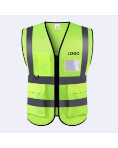 เสื้อสะท้อนแสง [S1] High-Vis สำหรับงานก่อสร้างและจักรยานยนต์  งานกลางแจ้ง,ก่อสร้าง ระบายอากาศได้ดี อากาศ เบาสบาย