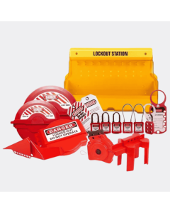 Lockout Tagout Set Group7 LockoutStation+LockValve ชุดล็อกเอาต์แท็กเอาต์ Group7 LockoutStation+LockValve