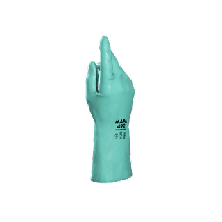 MAPA ถุงมือป้องกันสารเคมี Ultranitril 493
